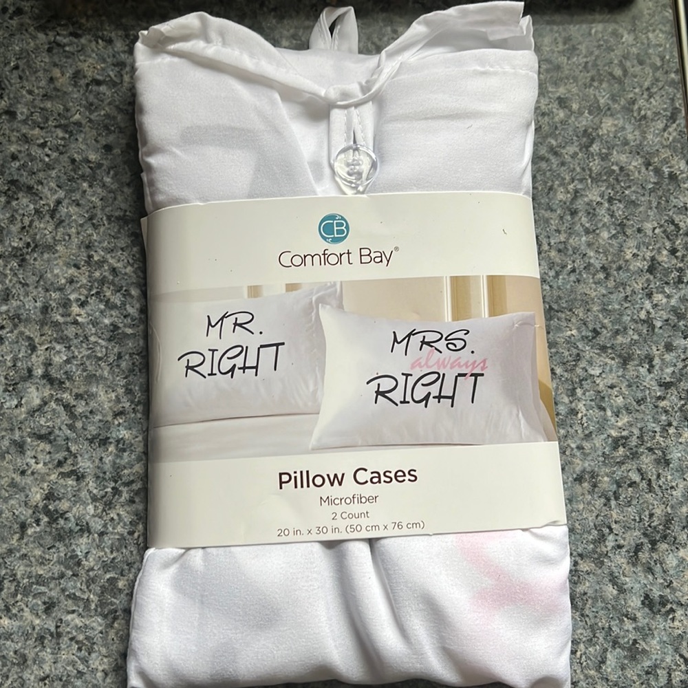Me.Right & Mrs. always Right Pillow Cases